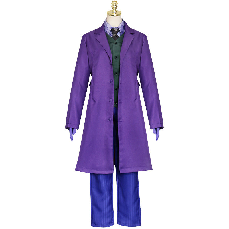 Horror Ball Joker Clown Suit Set Halloween Costume