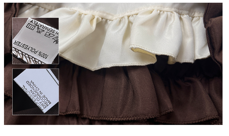Lolita Loli Dress - Soft Girl Chocolate Maid Dress for Cafe Maid Cosplay