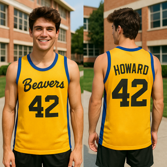 Teen Wolf Scott Howard Basketball Movie Jersey #42