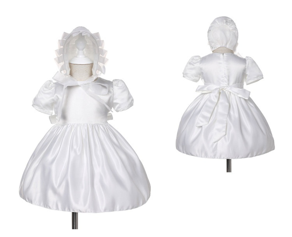 Luxury Baby Girl Lace Baptism Gown Set – Princess Christening Dress