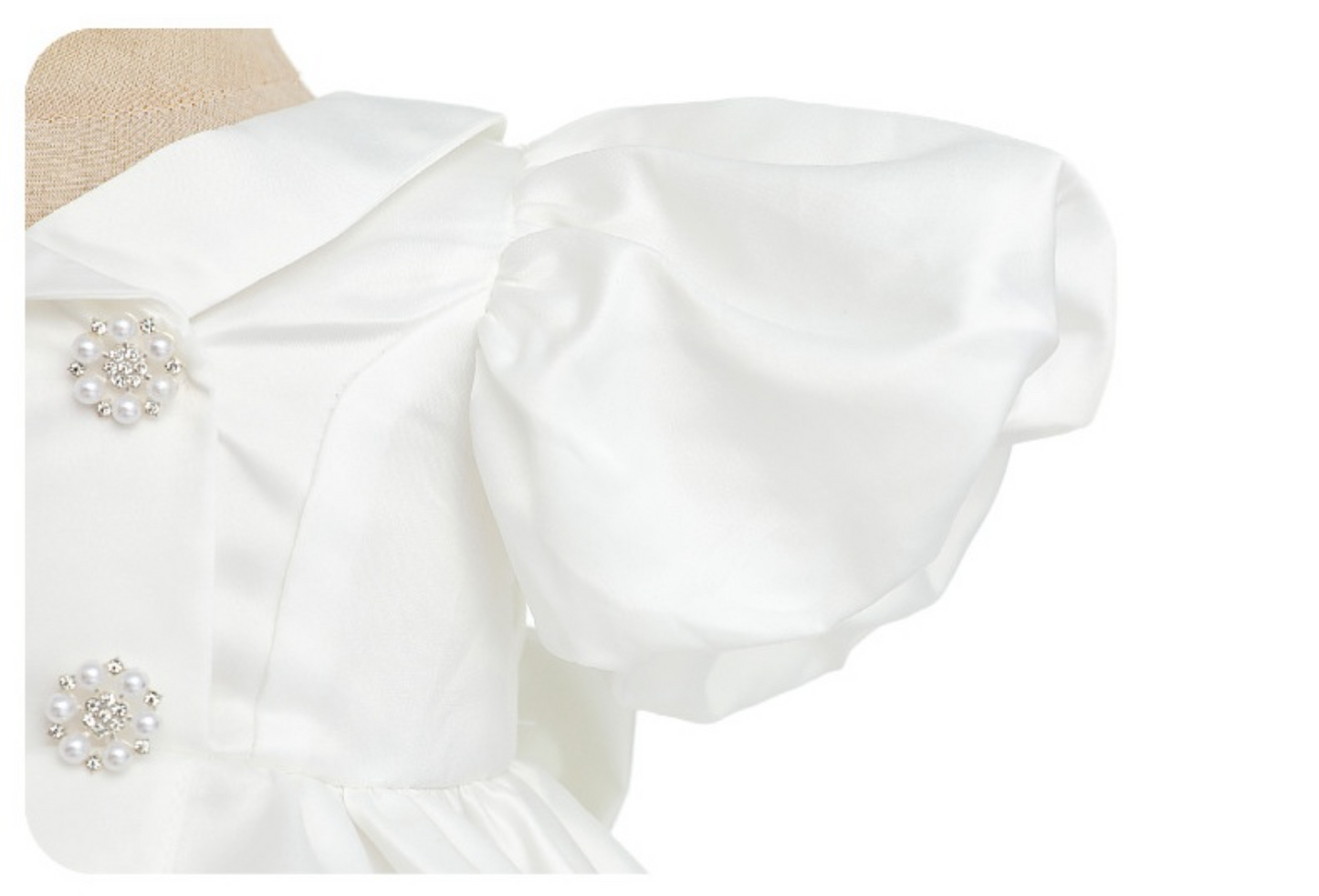 Baby Girl Christening Dress – Puffy Princess Tulle Gown