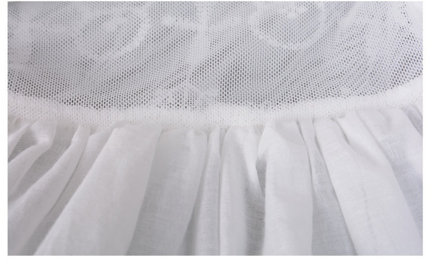 Lightweight Baby Girl Lace Baptism – Infant Princess Gown Breathable Formal Dress