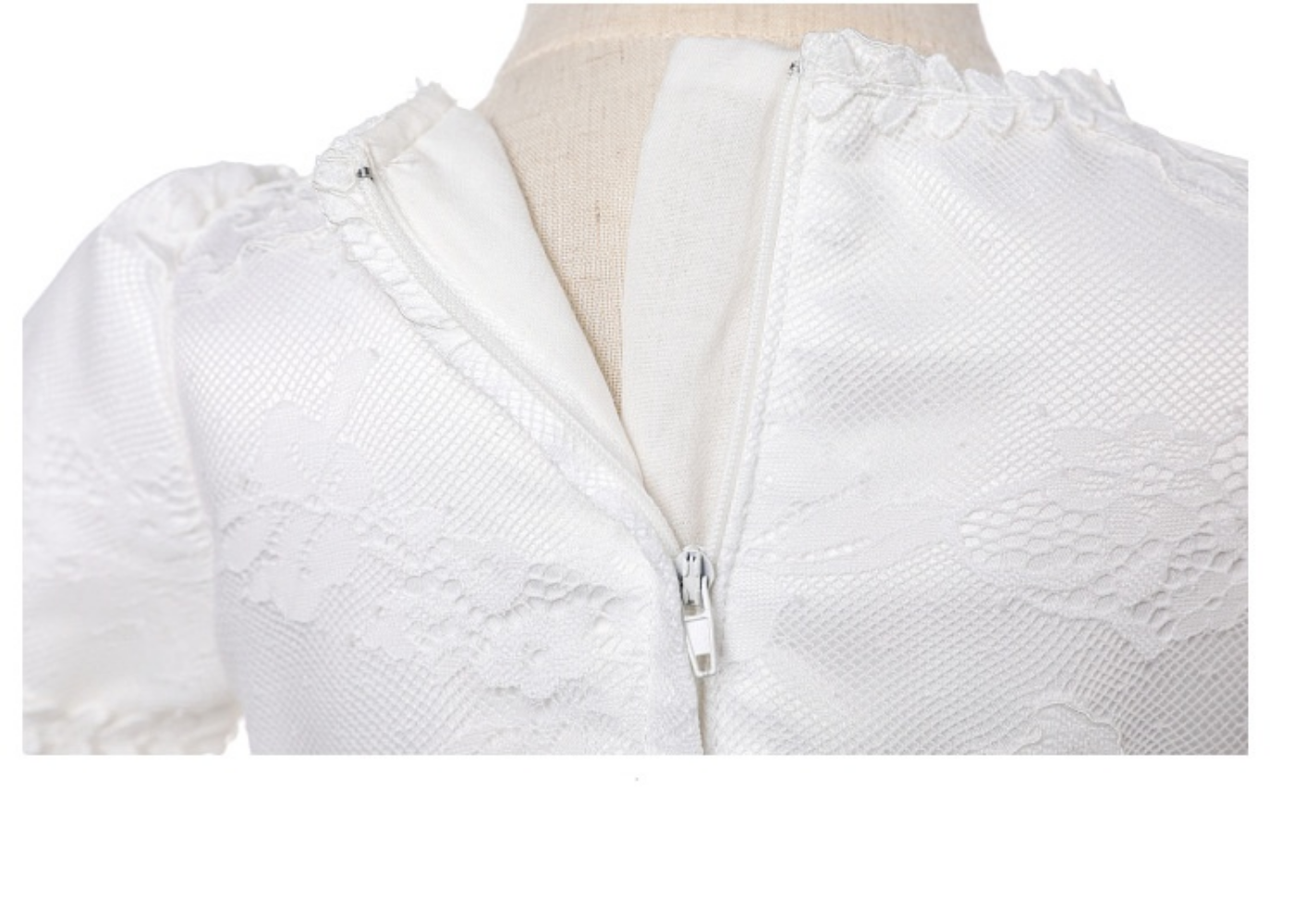 Baby Girl Long Lace Christening Gown – Princess Baptism Dress