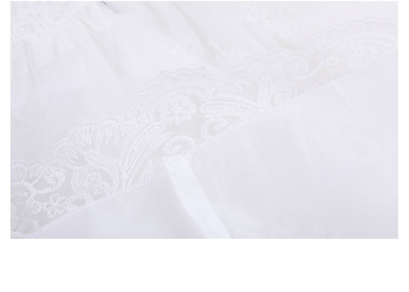 Baby Girl Long Lace Christening Gown with Bonnet – Infant Baptism Dress