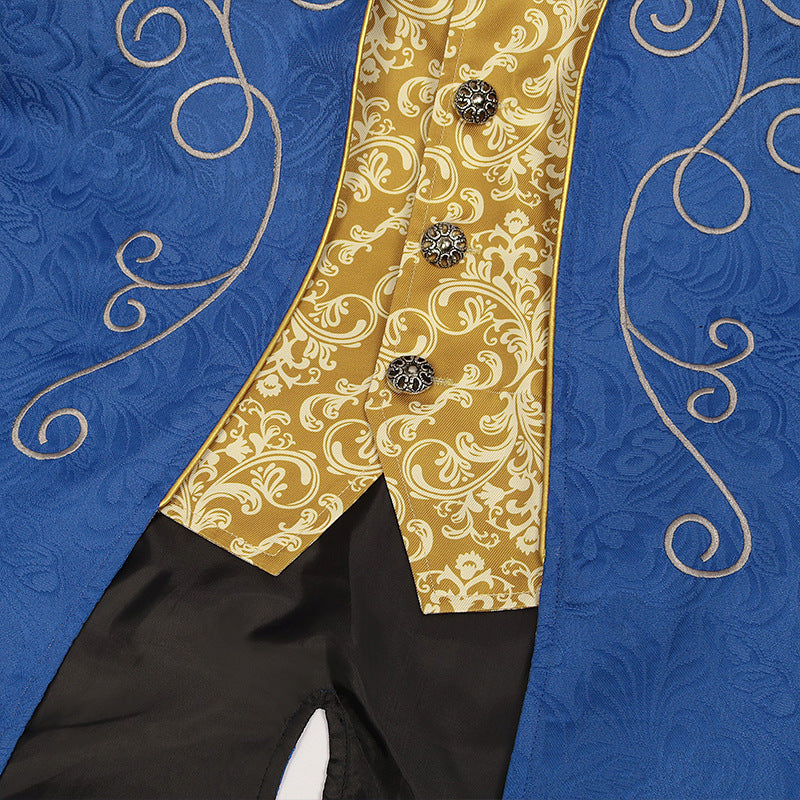 European Halloween Medieval Tailcoat – Vintage Punk Men's Jacket