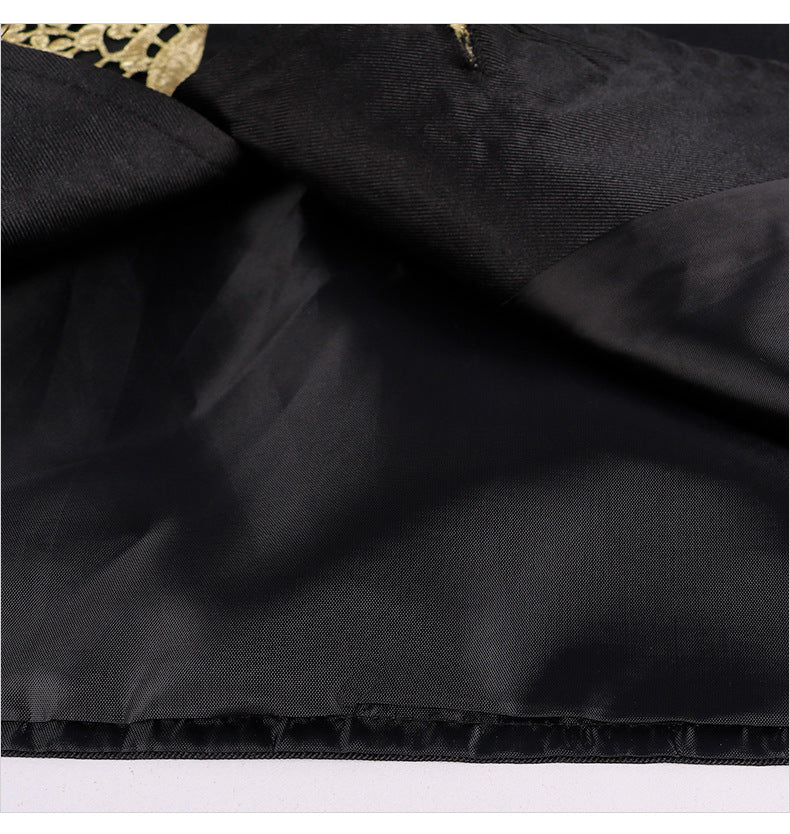 Men’s Court Prince Costume Medieval Retro Cosplay Embroidered Suit Full Set LARP