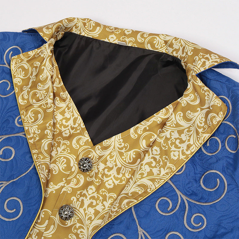 European Halloween Medieval Tailcoat – Vintage Punk Men's Jacket
