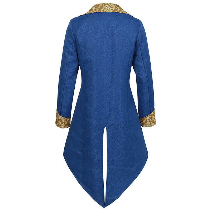 European Halloween Medieval Tailcoat – Vintage Punk Men's Jacket