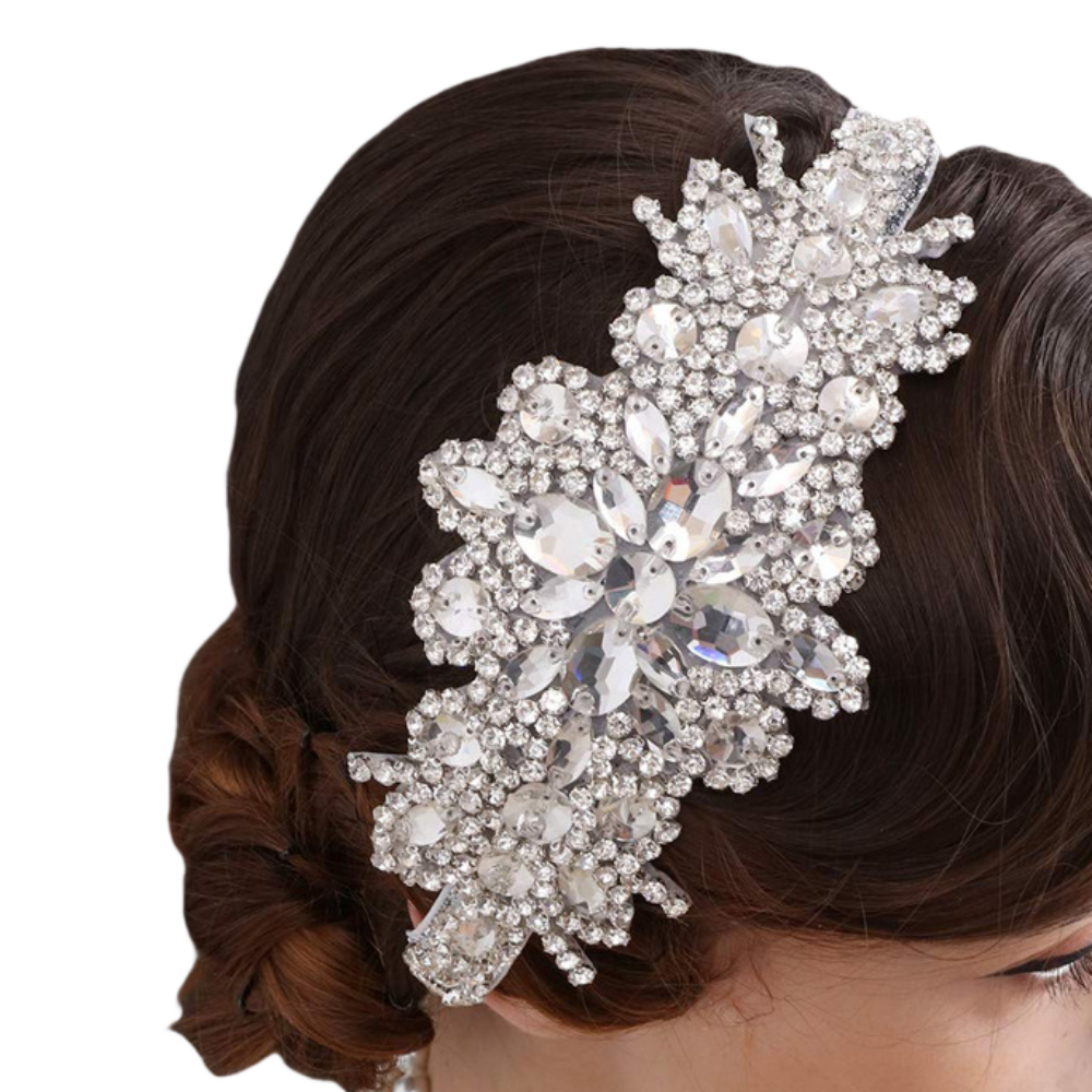 Gatsby Rhinestone Headband – Women’s Sparkly Hair Accessory