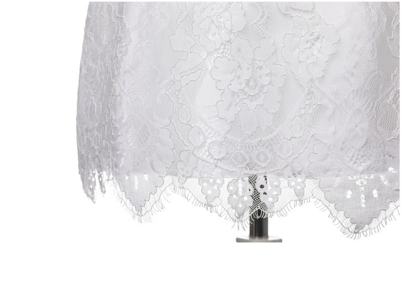 Baby Girl Long Lace Christening Gown – Princess Baptism Dress