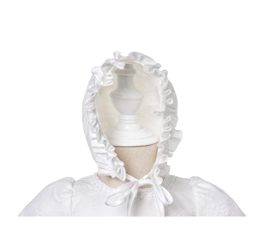 Baby Girl Long Lace Christening Gown – Princess Baptism Dress