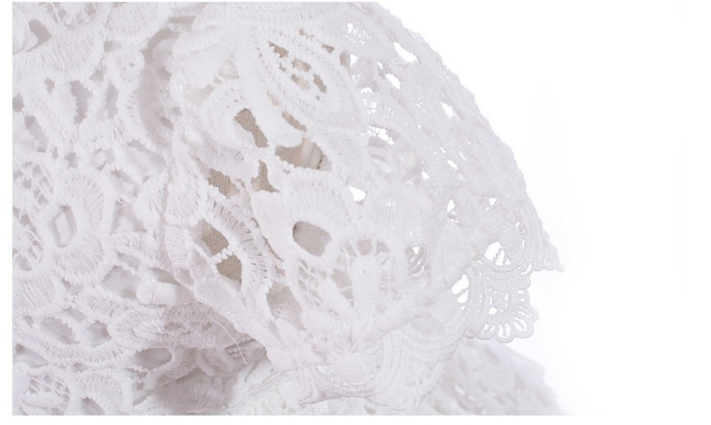 Baby Girl Lace Christening Dress – Princess Gown