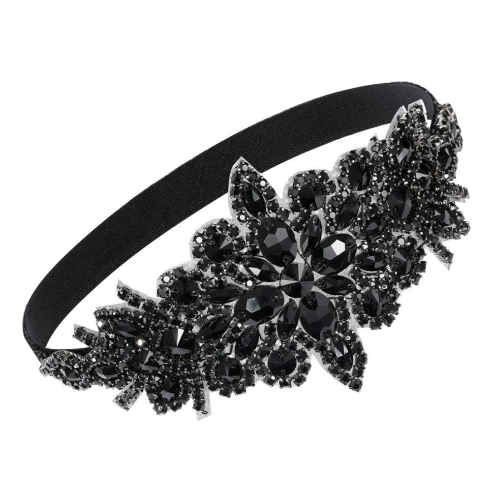 Gatsby Rhinestone Headband – Women’s Sparkly Hair Accessory