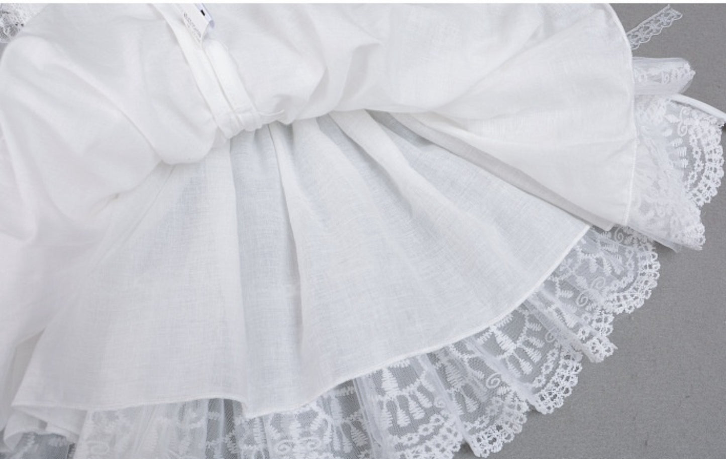 Lightweight Baby Girl Lace Baptism – Infant Princess Gown Breathable Formal Dress