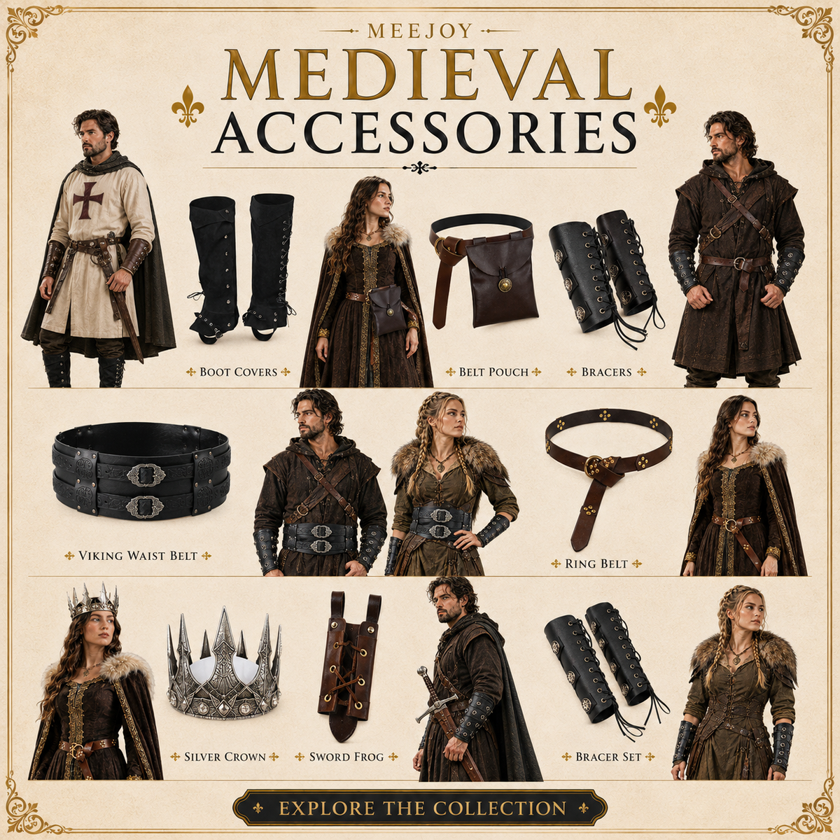 Medieval Accessories Australia | Renaissance & LARP | MEEJOY