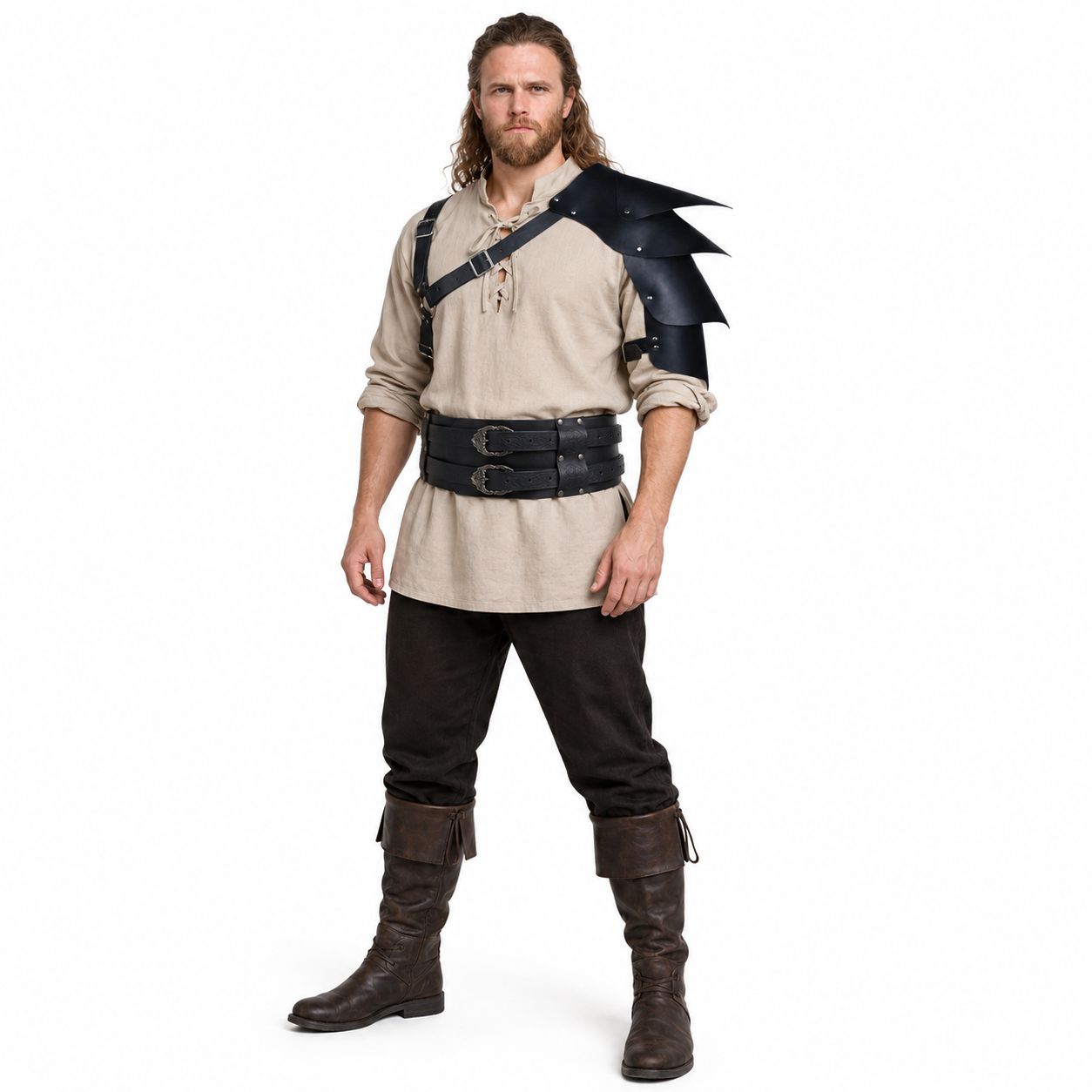 Medieval costume armour and Viking shoulder pauldrons Australia