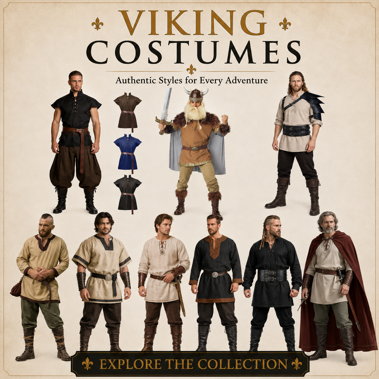 Viking Costumes Australia | Nordic & LARP Clothing | MEEJOY