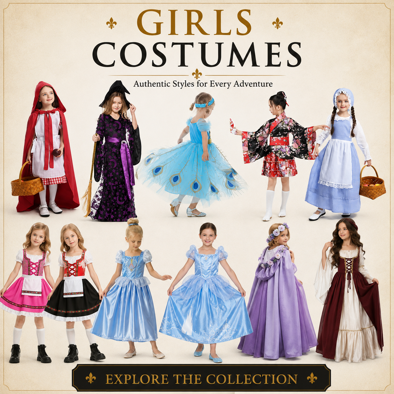 Girls Costumes Australia | Book Week & Halloween | MEEJOY