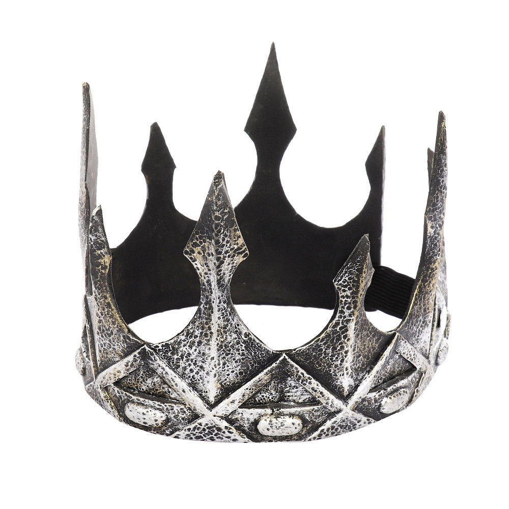 Rule the Realm with Our Medieval COSPLAY Retro Foam King Crown: Majestic and Regal Accessory