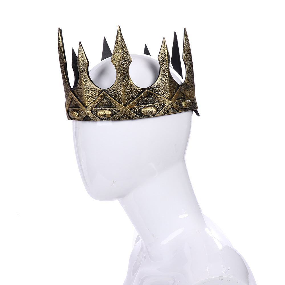 Rule the Realm with Our Medieval COSPLAY Retro Foam King Crown: Majestic and Regal Accessory