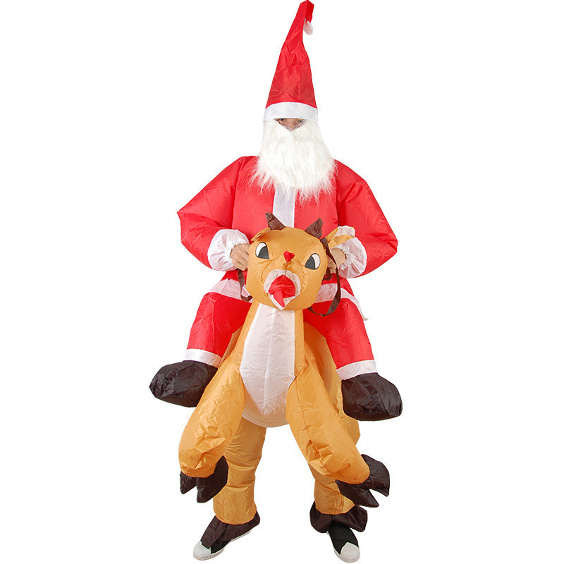 Christmas Funny Cartoon Doll Costume | Inflatable Reindeer Costume for Adults