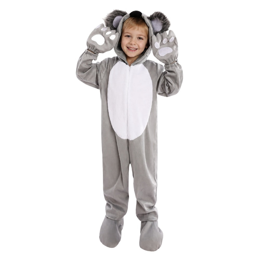 Kids Animal Costume Onesie Pajamas Fancy Dress Book Week Zoo Party S-XL