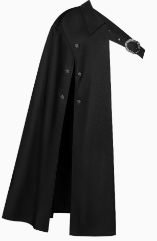 Mens Tudor Noble One Shoulder Cloak Medieval Knight Cape LARP Ren Faire