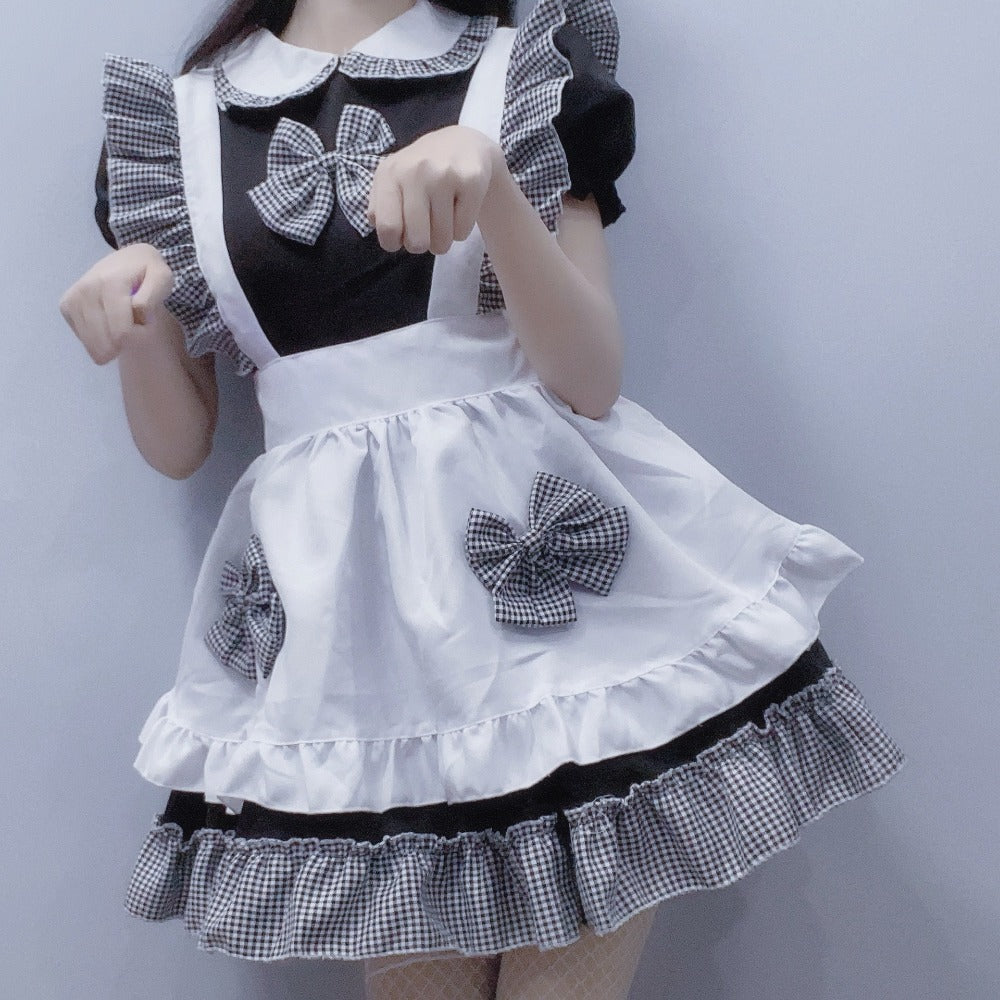 Maid Outfit Japanese Cosplay Uniform Cute Girly Japanese Student Lolita Dress