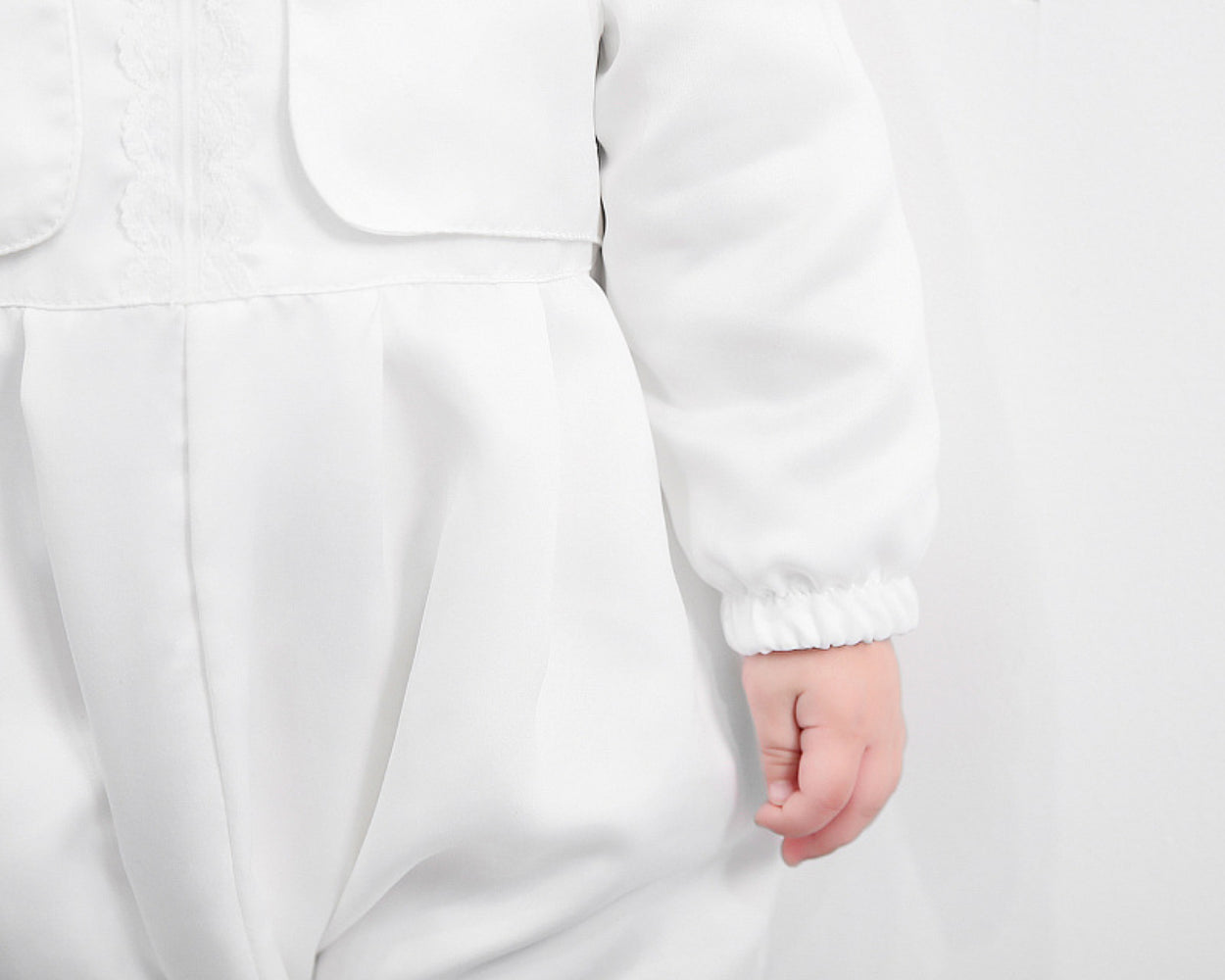 Baby Boy Christening Outfit with Hat – 2-Piece Baptism Suit