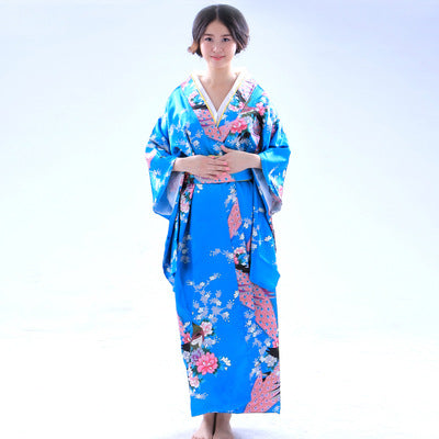 Japanese Womens Traditional Kimono Yukata Costumes Cosplay for Photography