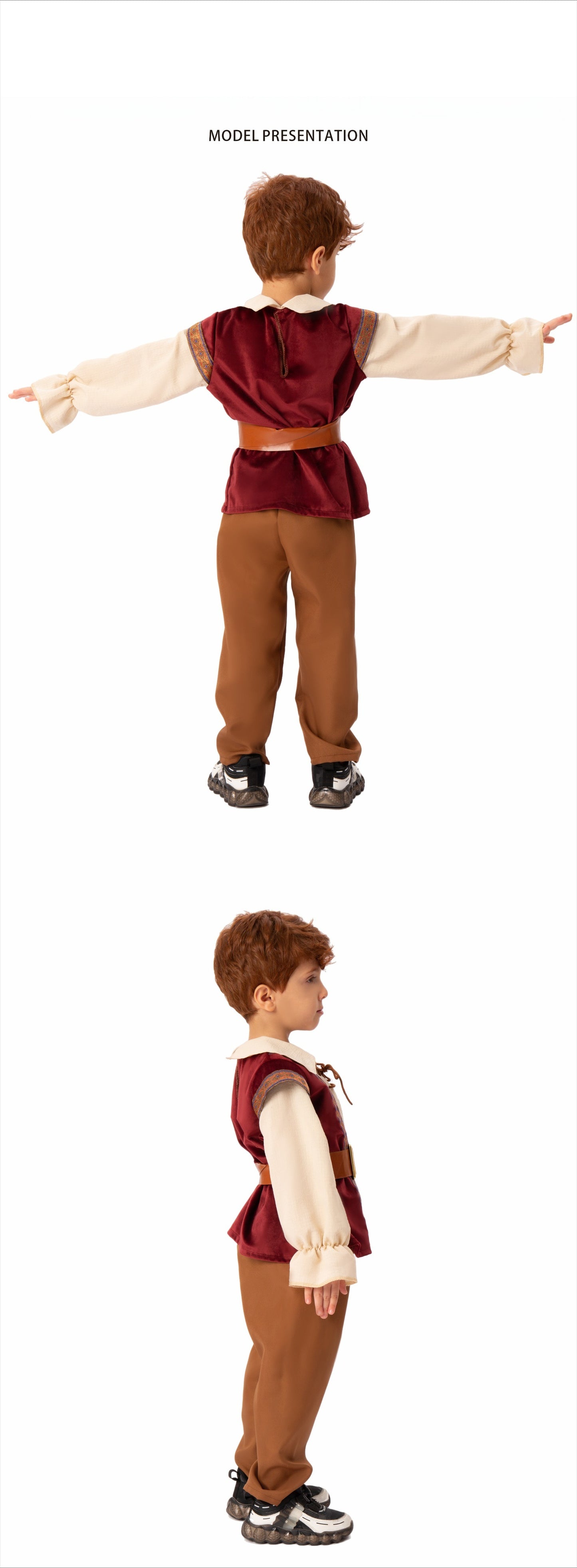 Kids Medieval Renaissance Peasant Costume – Girl & Boy Sets