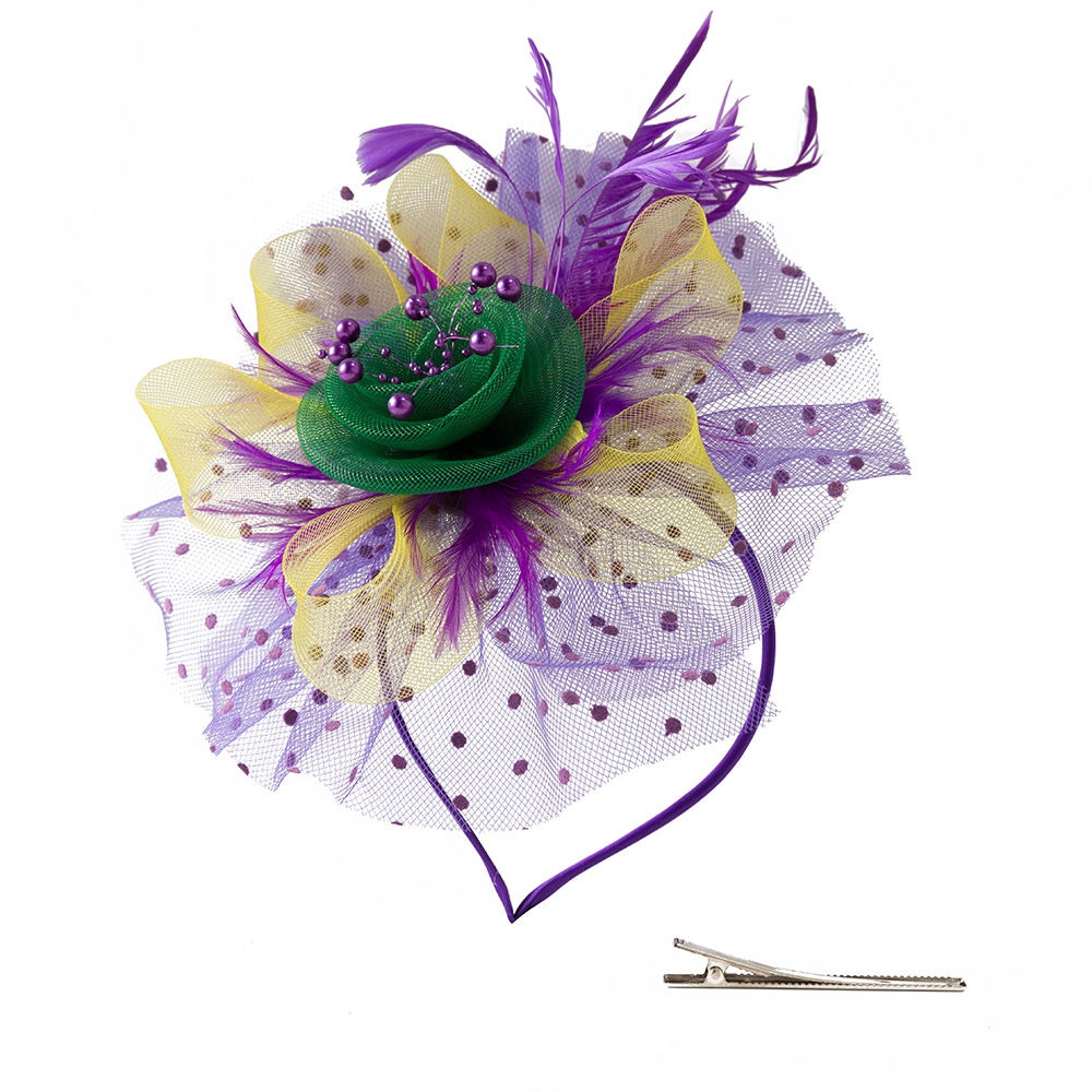 Vintage Feather Fascinator Headpiece