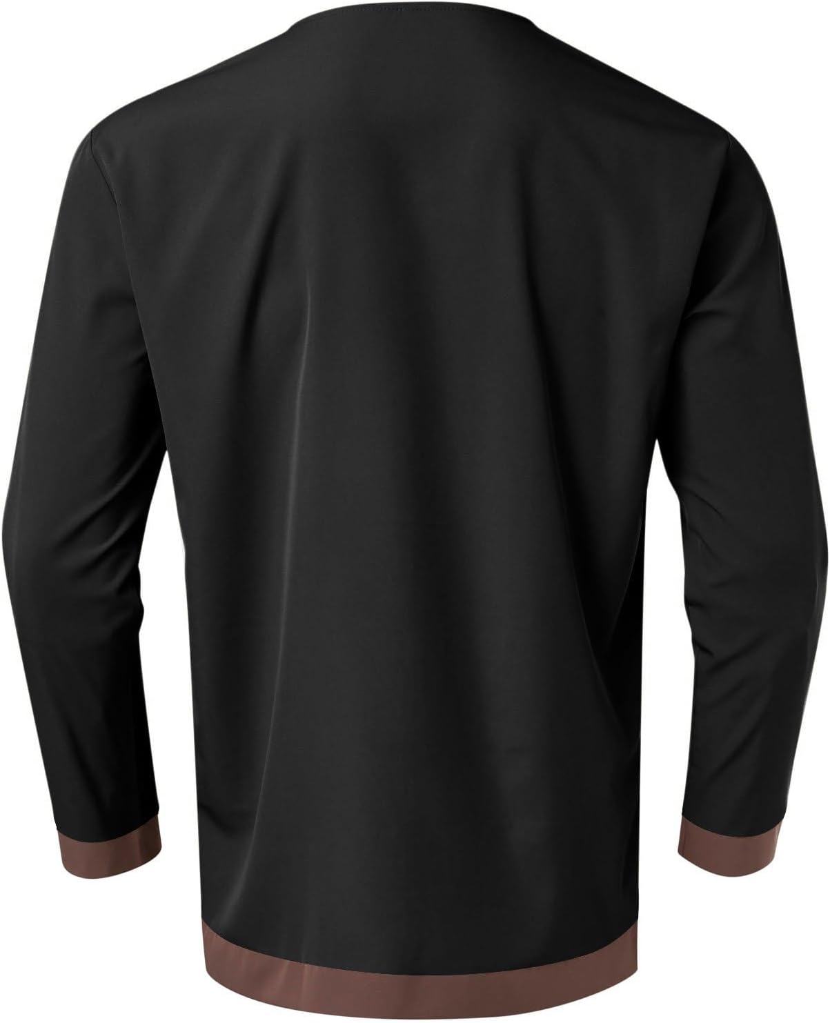Mens Medieval Pirate Shirt Steampunk Viking Renaissance Long Sleeve Tunic Knight Viking Shirts Halloween Costume Top