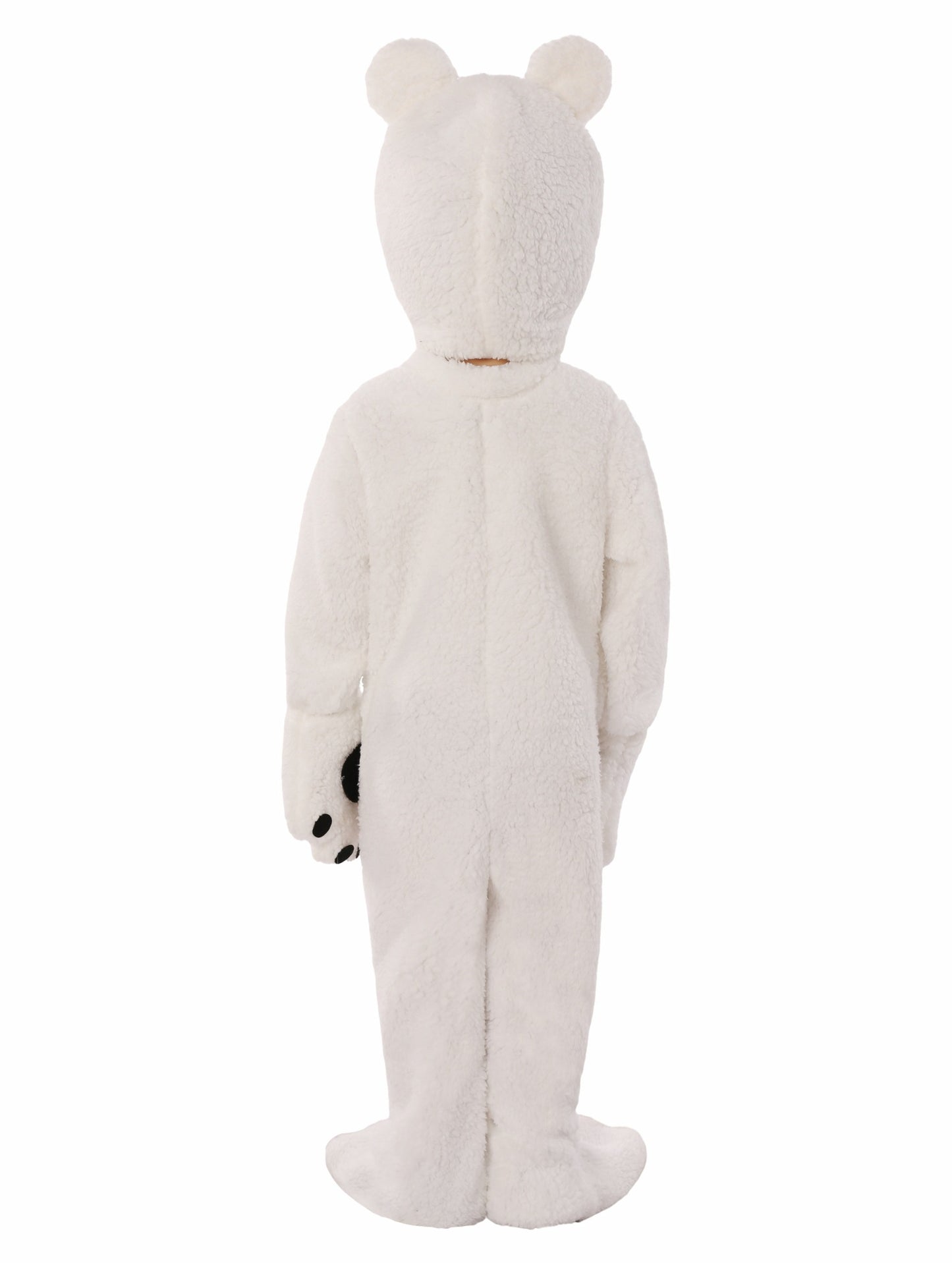 Kids Polar Bear Animal Costume Onesie White Bear Fancy Dress Pajamas | MEEJOY