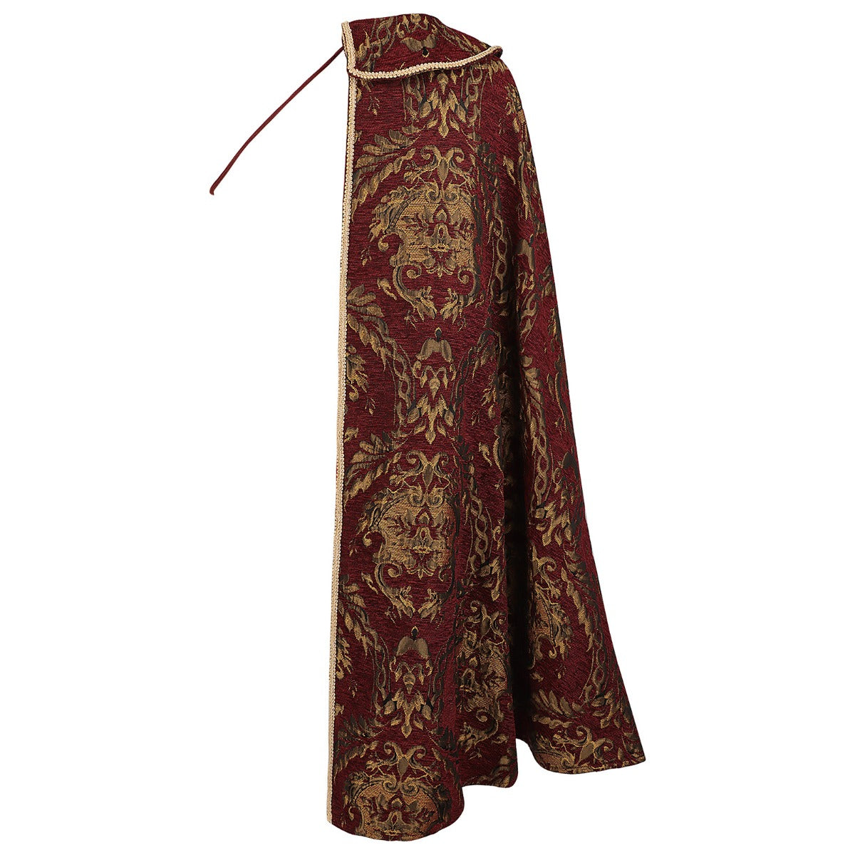 Medieval Renaissance Tudor King Half Shoulder Cloak Noble Ren Faire Costume