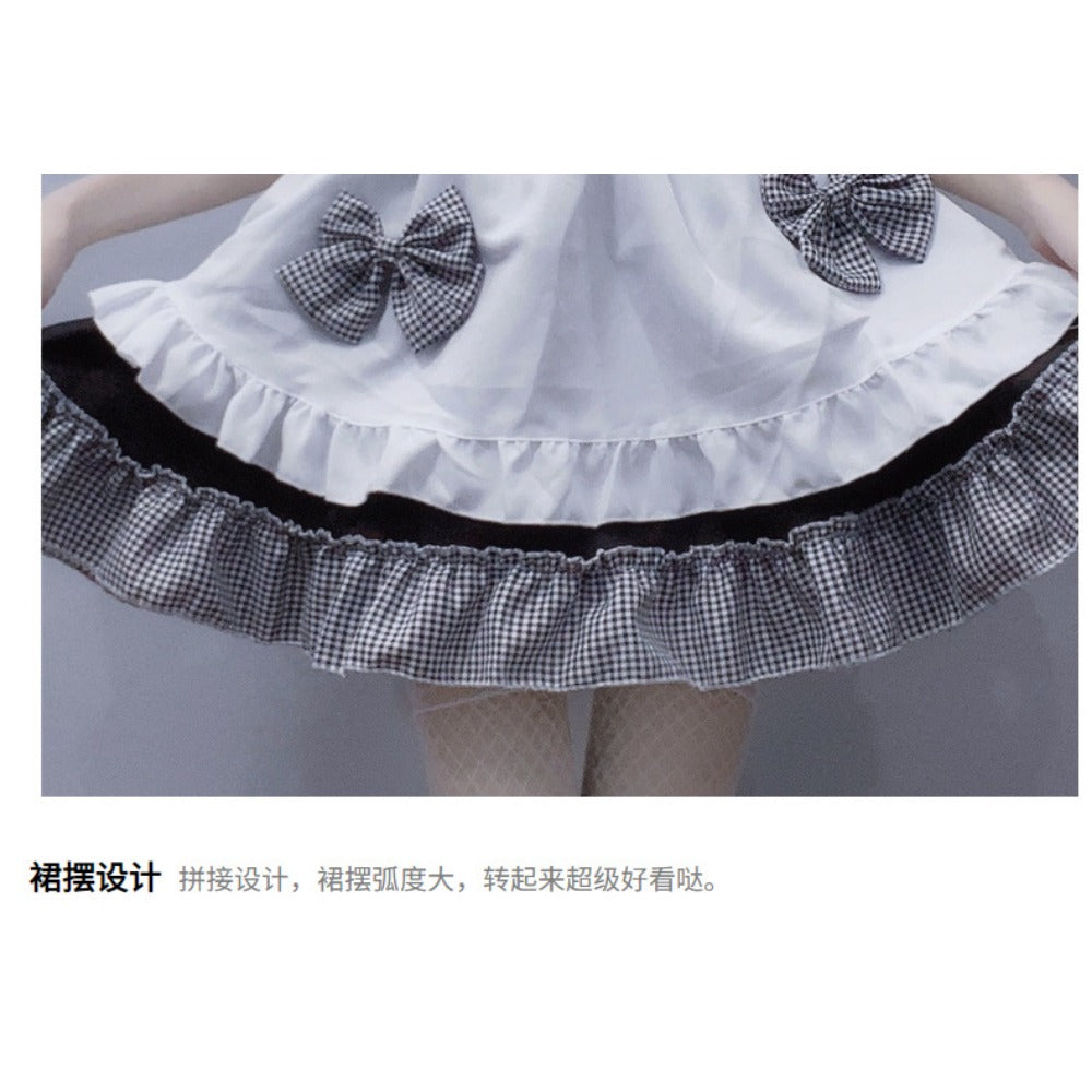 Maid Outfit Japanese Cosplay Uniform Cute Girly Japanese Student Lolita Dress