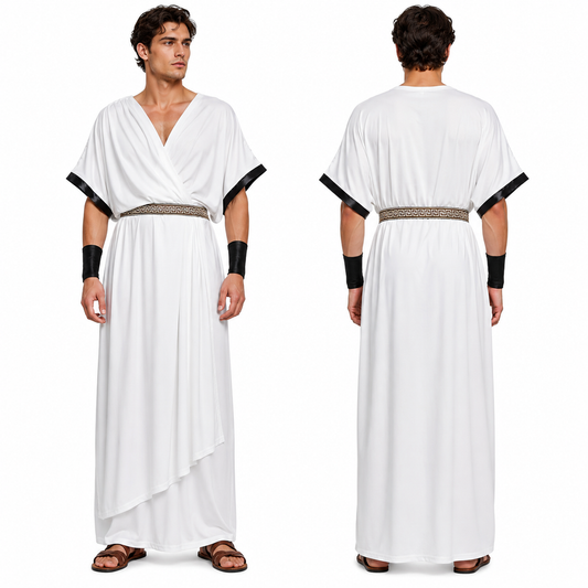 Ancient Greek LARP Prince Long Robes Cloaks Costume Cosplay