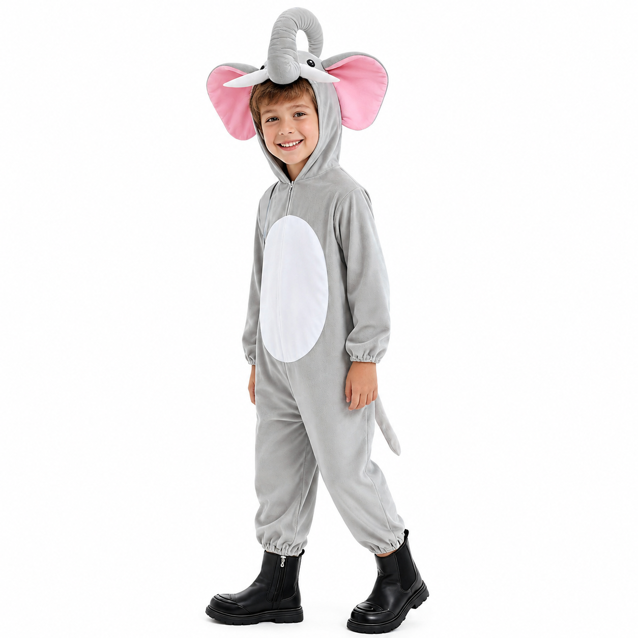 Kids Elephant Costume Onesie Zoo Book Week Animal Fancy Dress | MEEJOY