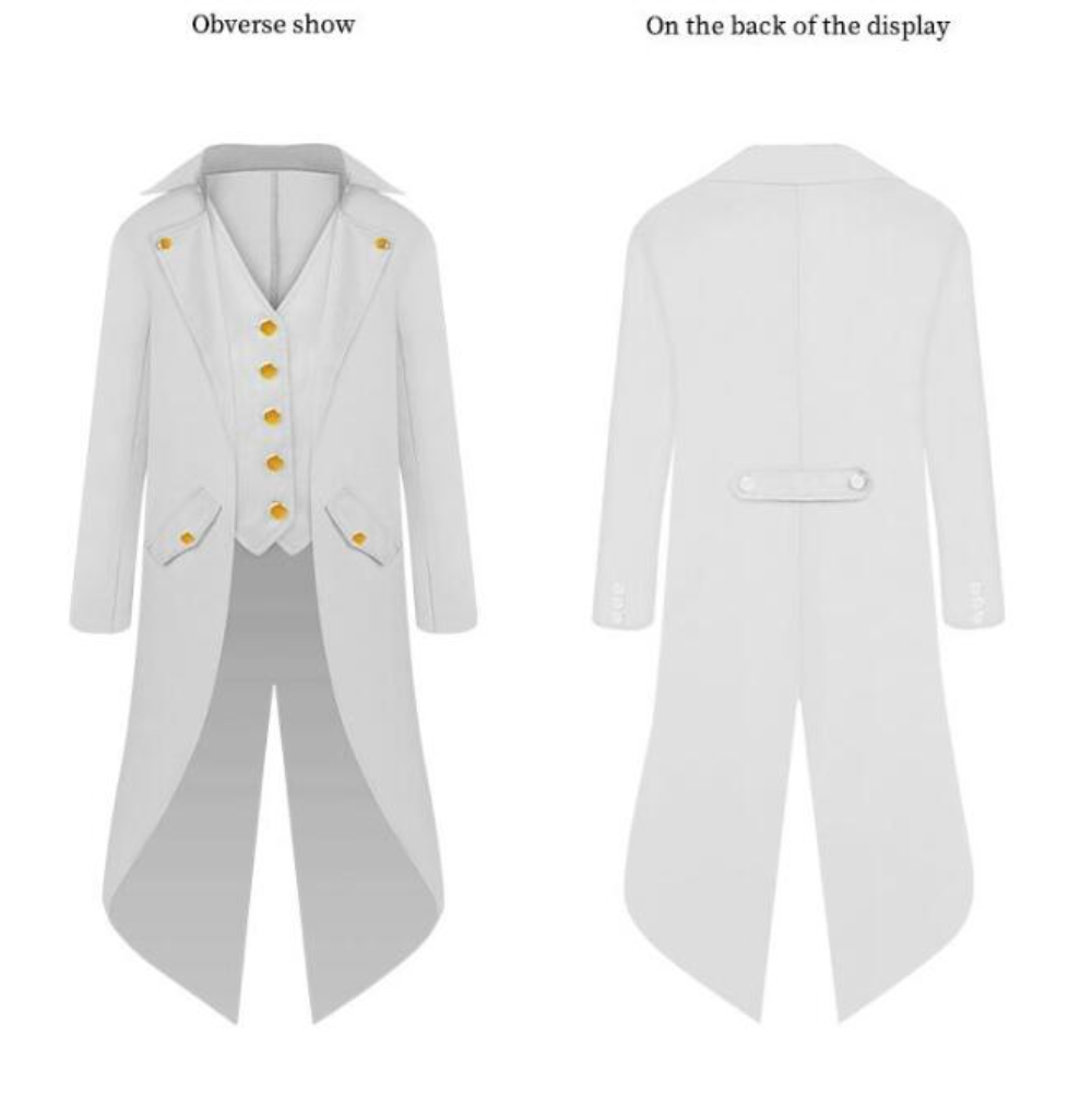Vêtement Style Victorien Manteau Gothique Steampunk BPURB Pour Garçon - Style Victorien - Costume Médiéval Manteau Steampunk Enfant Vêtement Style Victorien Manteau Gothique Steampunk BPURB Pour Garçon - Style Victorien - Costume Médiéval Manteau Steampunk Enfant