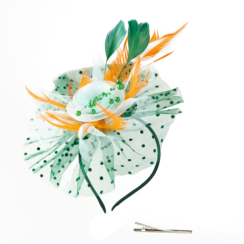 Vintage Feather Fascinator Headpiece