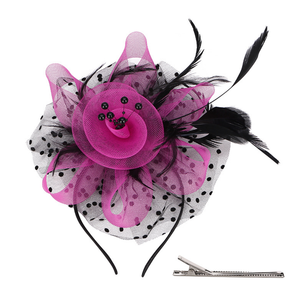 Vintage Feather Fascinator Headpiece