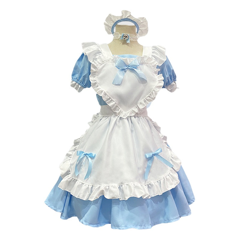 Kawaii Japanese Cospaly Sweet Lolita Dress Cute Anime Maid Costume