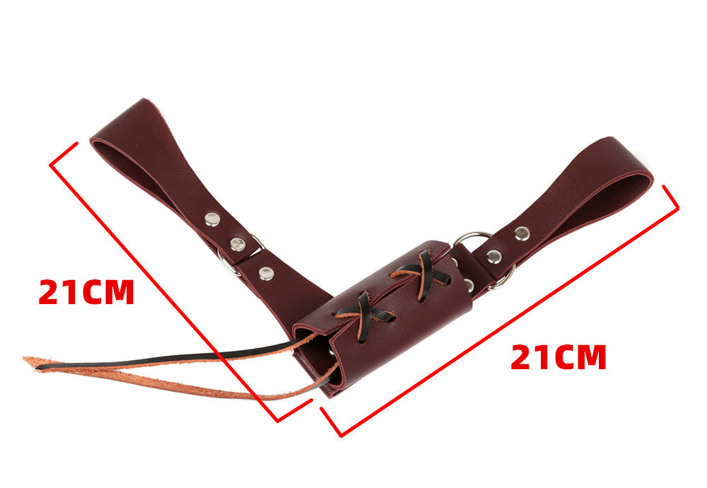 European Medieval Crusader Sword Hanger - PU Leather