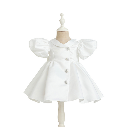 Baby Girl Christening Dress – Puffy Princess Tulle Gown meejoy.com.au