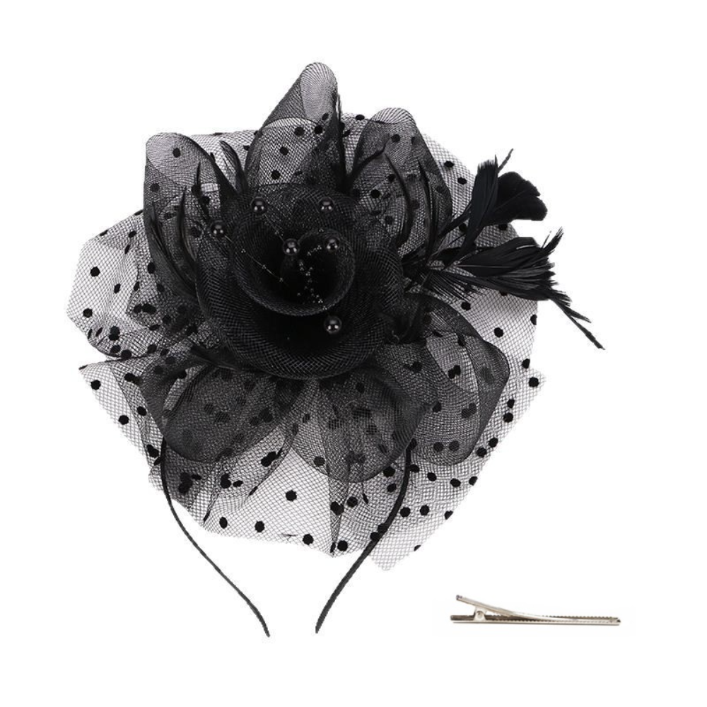 Vintage Feather Fascinator Headpiece