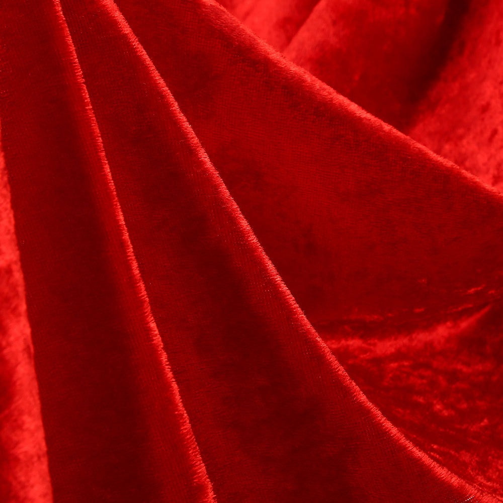 Kids Red Riding Hood Cloak Christmas Hooded Velvet Cape Fairy Tale Costume