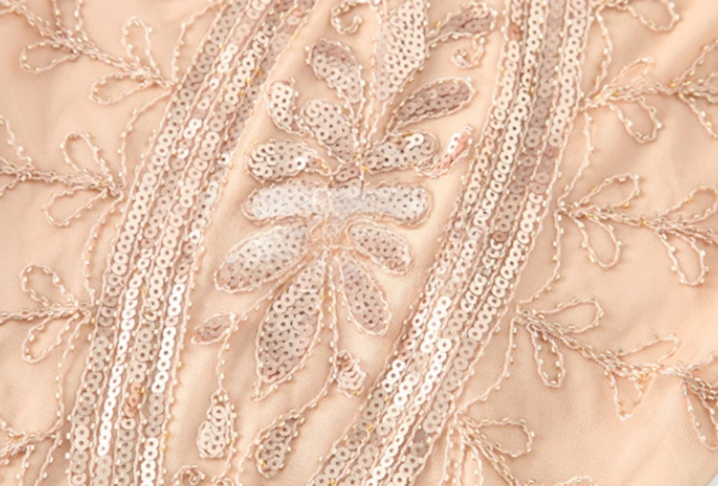 Champagne Gold 1920s Flapper Dress – Women's Gatsby Costume