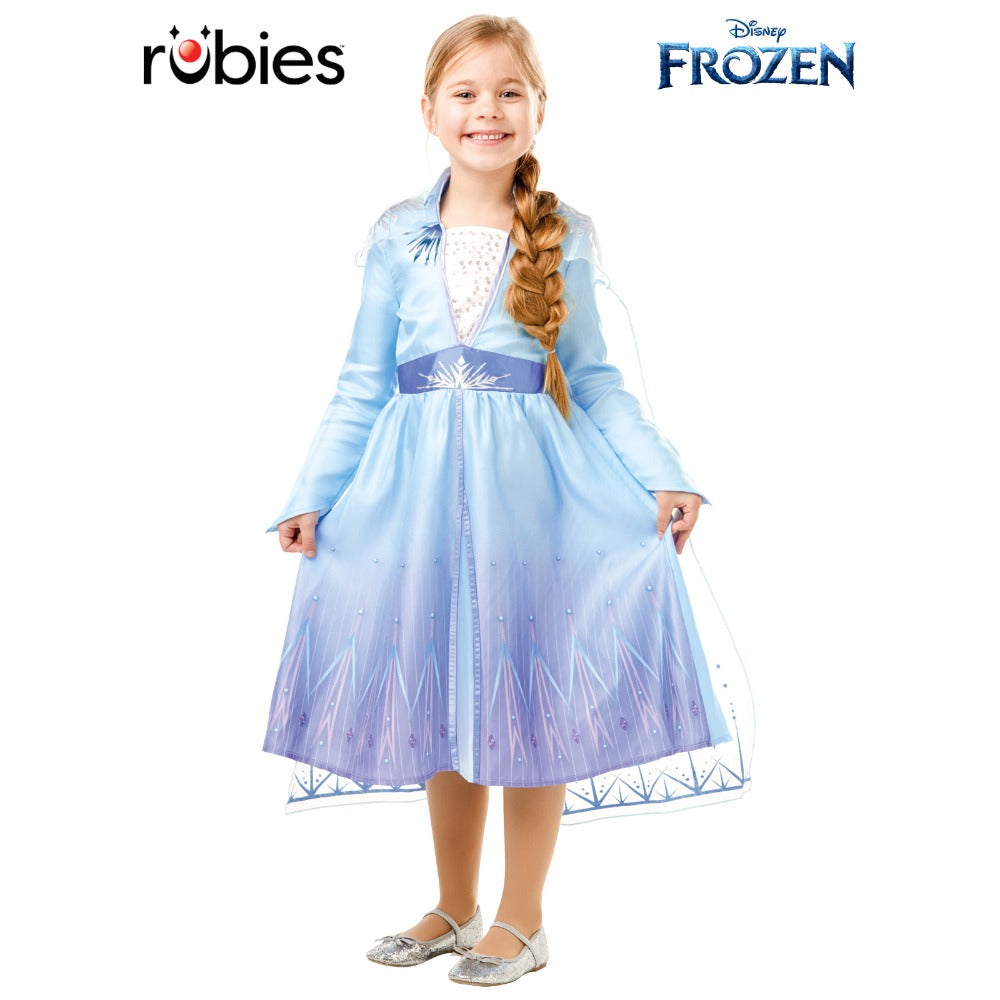 ELSA FROZEN 2 CLASSIC COSTUME, CHILD Officially Licensed