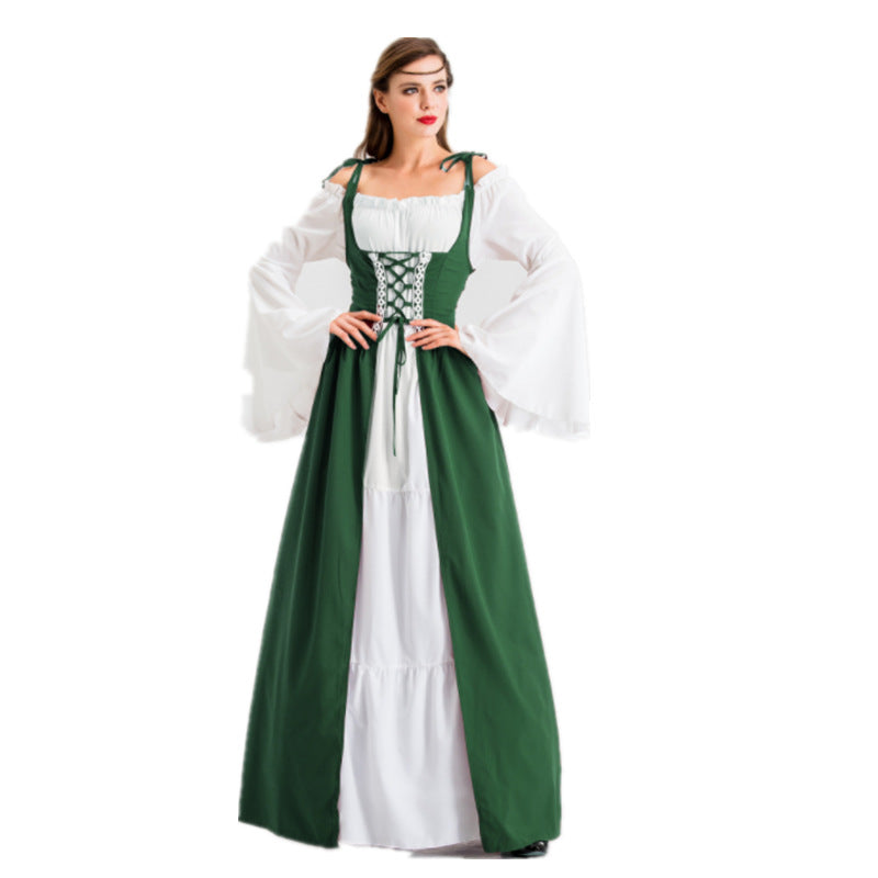 Medieval Irish Vintage Dress Greek Goddess Court Princess Queen Costume