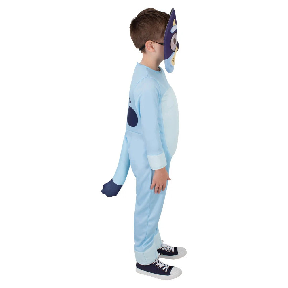 BLUEY DELUXE COSTUME, CHILD Halloween Fancy Dress Officially Licensed Bluey